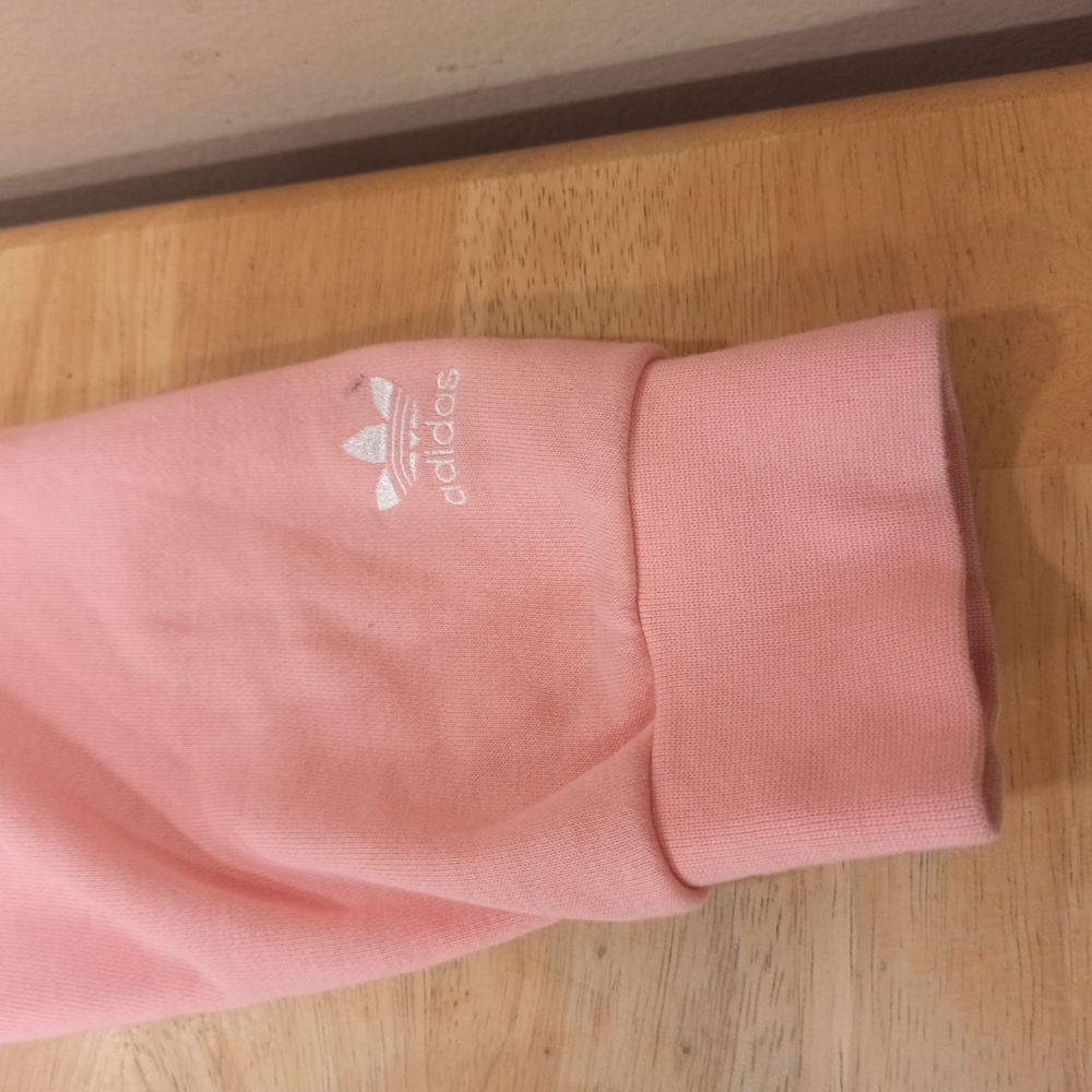 Adidas Pink and White Sweatshirt - Picture 3 of 16